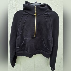 Lululemon Scuba Half Zip Hoodie Black XS/S